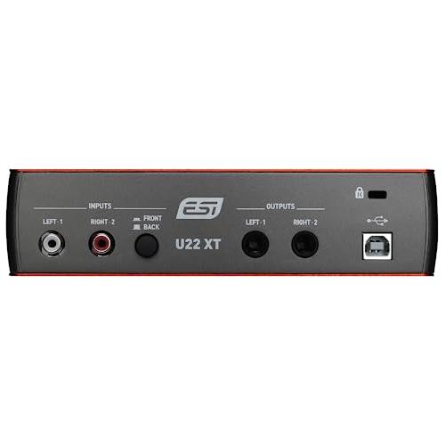 ESI The Producer Recording Bundle - ESI U22 XT Audio Interface, Pro Tools Artist, MoCo Passive Monitor Controller, Mik10 Condenser Microphone, eXtra10 Headphone, & Liquid Audio Polishing Cloth