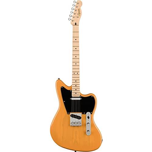 Squier Paranormal Offset Telecaster Electric Guitar, with 2-Year Warranty, Olympic White, Maple Fingerboard