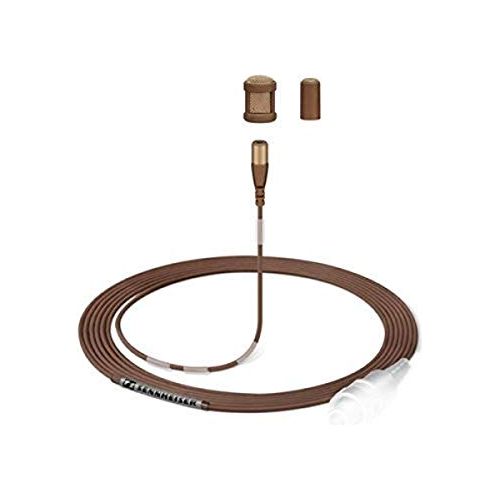 Sennheiser Pro Audio MKE 1-4-2 - Omnidirectional Subminiature Lavalier Microphone with 3-Pin Lemo Connector - Brown