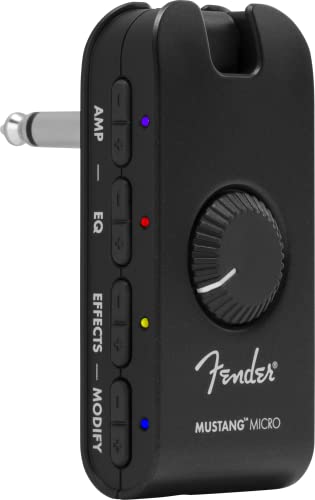 Fender Mustang Micro Headphone Amplifier, with 2-Year Warranty