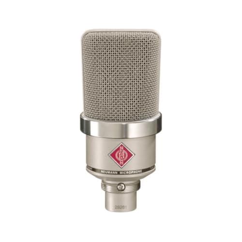 Liquid Audio Neumann TLM 102 Studio Set Cardioid Condenser Microphone Nickel Bundle w/Pig Hog PHM10 XLR Cable Polishing Cloth