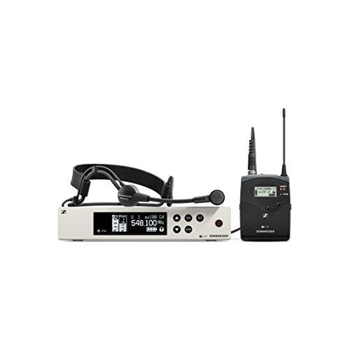 Sennheiser Pro Audio Sennheiser EW 100-ME3 Wireless Cardioid Headset Microphone System - G Band (566-608Mhz), 100 G4-ME3-G