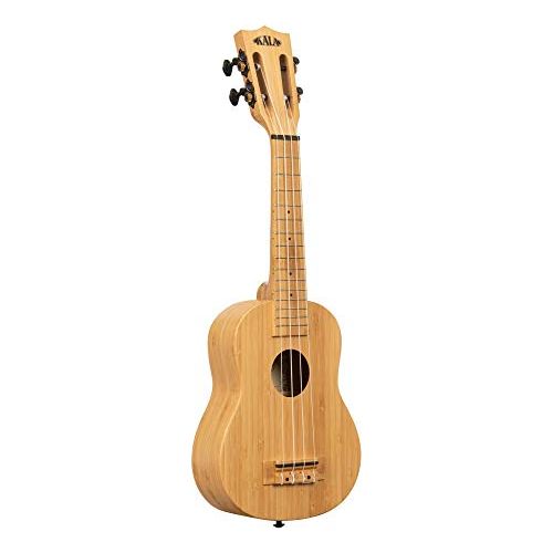 Kala Brand Music Co. Bamboo Collection, 4-String Ukulele, Right, Natural, Soprano (KA-BMB-S)