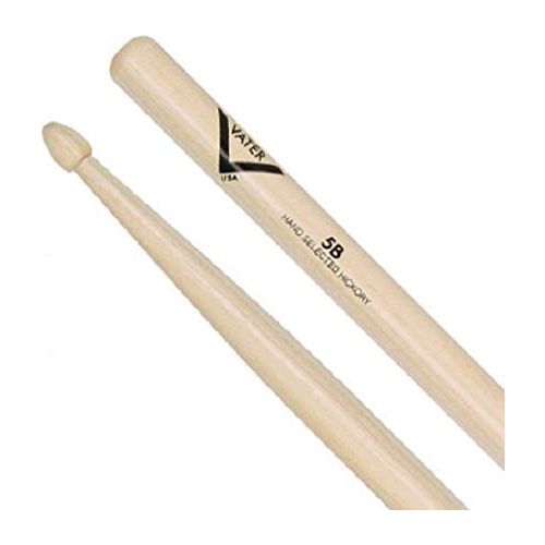 Vater Sugar VSMP5BW Maple Drumsticks Power 5B Wood Tip Drumsticks