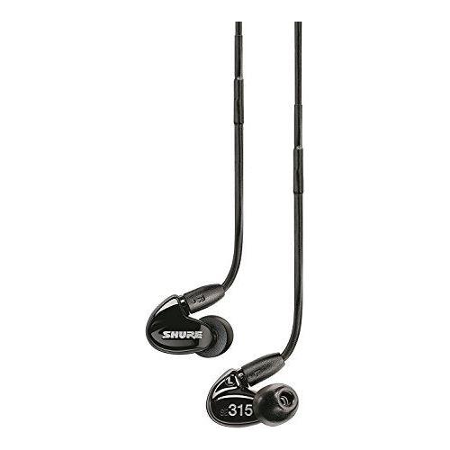 Shure AONIC 3 Wired Sound Isolating Earbuds, Clear Sound, Single Driver with BassPort, Secure in-Ear Fit, Detachable Cable, Durable Quality, Compatible with Apple & Android Devices - Black