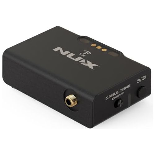 NUX B-8 Wireless System for Guitar, Bass, Various Instruments with Electronic Pickups. Built in Booster/Tuner. Wireless Solution for Gigging, Home Playing