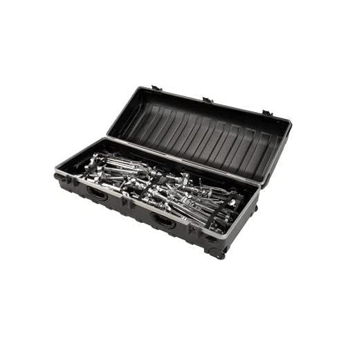 SKB ATA XL Stand Case (49-1/2 x 20-1/4 x 13-1/2) with Wheels and Straps, TSA Latches, Over-Molded Handle