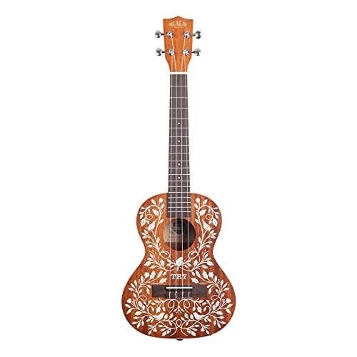 KALA, 4-String Ukulele, Right, Mahogany & White LTP-MH