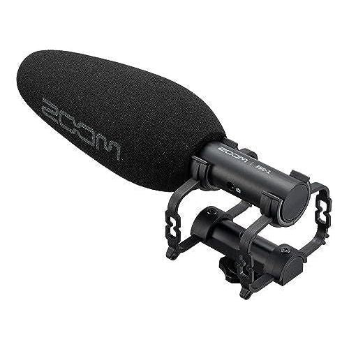 Zoom ZSG-1 Stereo On-Camera Microphone, for Capturing Dialogue and Sound Effects, Highly Directional, Shockmount, Lightweight, Use with Camera or Mobile Phone, for Content Creators