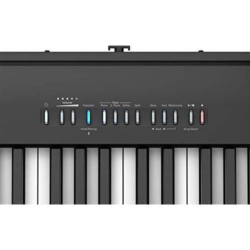 Roland FP-30X Digital Piano with Built-in Powerful Amplifier and Stereo Speakers. Rich Tone Authentic Ivory 88-Note PHA-4 Keyboard for unrivalled Acoustic Feel Sound. (FP-30X-BK), Black