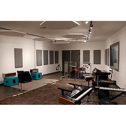 Primacoustic Broadband 24 x 48 x 2-Inch Acoustic Panels, Black 6-Set, Beveled Edge