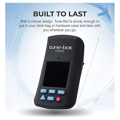 Tune-Bot Studio TBS-001 Digital Drum Tuner - Clip-On Tuner for Acoustic Drum Kits