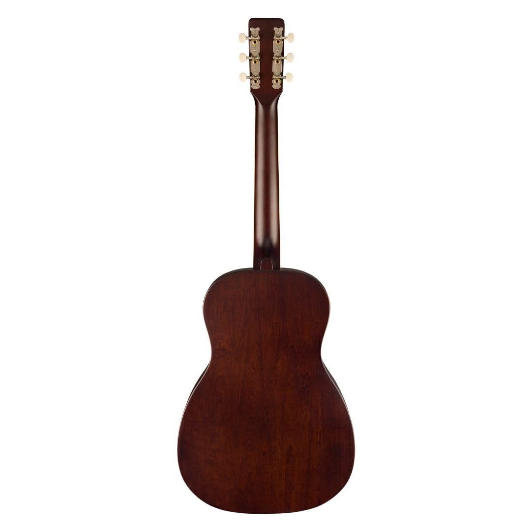 Grestch Jim Dandy Parlor 6-String Right-Handed Acoustic Guitar with Walnut Fingerboard and Nato C-Shaped Neck (Rex Burst)