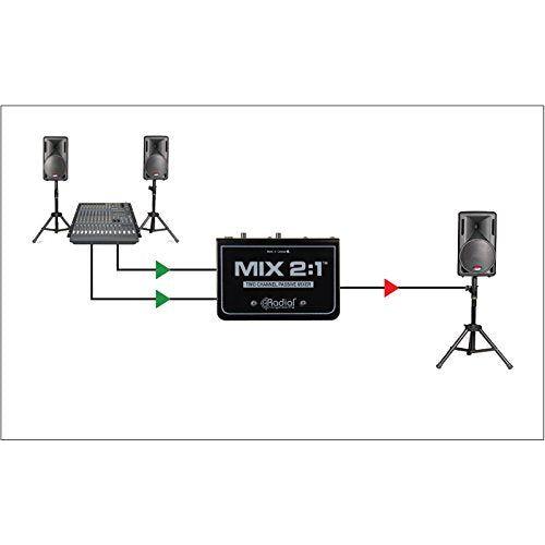 Radial Engineering Mix 2:1 Two Channel Summing Mixer/Audio Combiner