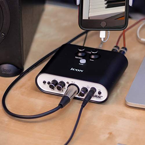 Icon Pro Audio Duo 22 Live USB Audio Interface with Mobile Streaming Capabilities, (1 mic preamp)