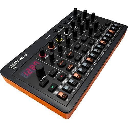 Roland AIRA Compact T-8 Beat Ultra-Portable Bass Machine Sounds | TR-REC Drum Sequencer | Six Rhythm Tracks | Built-in Effects | USB and MIDI Connectivity