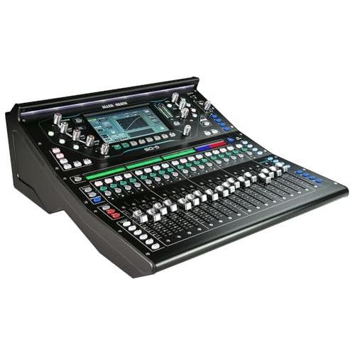 Allen & Heath SQ-5 48-channel Digital Mixer Bundle w/Allen & Heath AP11332 SQ-5 Dust Cover, 10-Pack Pig Hog PHM10 8mm XLR Microphone Cable and Liquid Audio Polishing Cloth