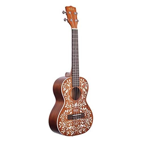 KALA, 4-String Ukulele, Right, Mahogany & White LTP-MH