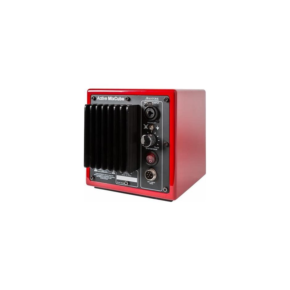 Avantone Pro Active MixCube 5.25 Inches Powered Studio Monitor - Red, Each