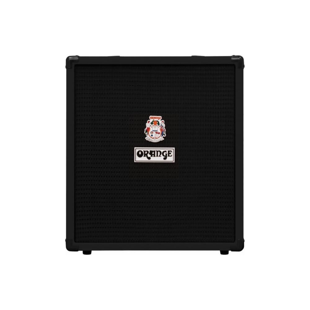 Orange Amps Crush Bass 100 1x15 100-Watt Bass Combo Black Bundle w/Pig Hog Black Woven Instrument Cable, Power Cable and Liquid Audio Polishing Cloth