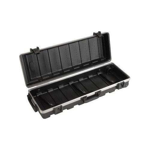 SKB Compact Stand Case 36-1/2 x 11-7/8 x 8-1/4 with Wheels & Straps, TSA Latches, Over molded Handle