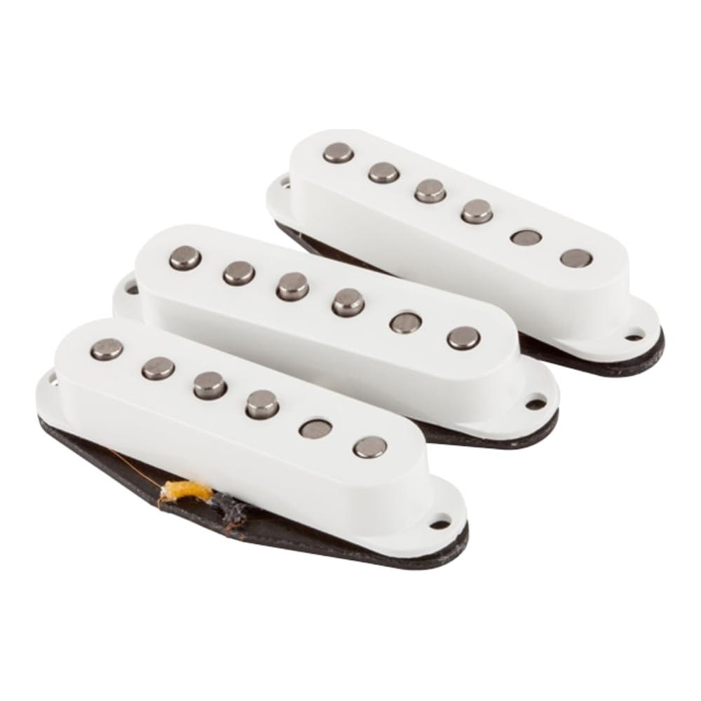 Fender Custom Shop Fat '50s Stratocaster Pickup Set of 3 Bundle w/Fender Picks & Liquid Audio Polishing Cloth