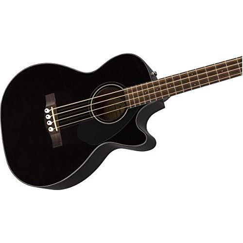 Fender CB-60SCE Acoustic Bass, Laurel Fingerboard, Black