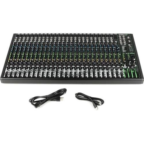 ProFX30v3 30-Channel Professional Analog Mixer with USB Bundle w/Samson Over-Ear Stereo Headphones, Pig Hog 8mm XLR Mic Cable, Liquid Audio Pop Filter and Liquid Audio Polishing Cloth