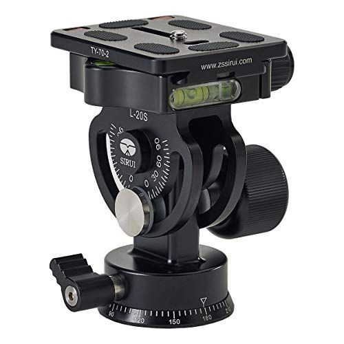 SIRUI L-Series Aluminium Tilt Head for Monopods Including TY-Series Quick Release Plate