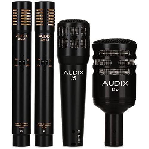 Audix DP Quad 4-Piece Drum Microphone Package for Live Sound and Recording