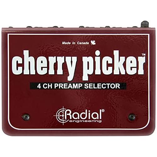 Radial Engineering Cherry Picker 4-channel Preamp Selector MIC-Line Switcher