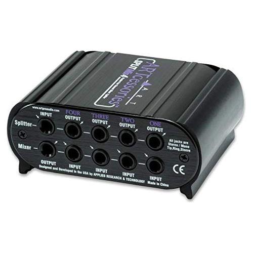 ART SPLITMix4 - 4-Channel 1/4" Stereo Input Passive Splitter / Mixer