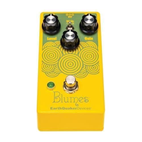 EarthQuaker Devices Blumes Low Signal Shredder Bundle w/2x Strukture S6P48 Woven Right Angle Patch Cables, 12x Guitar Picks and Liquid Audio Polishing Cloth