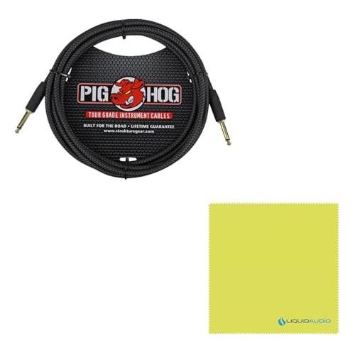 Radial Engineering StageBug SB-15 Tailbone Signal Buffer & 9V to 15V Converter Bundle w/Pig Hog PCH10BK "Black Woven" Instrument Cable and Liquid Audio Polishing Cloth