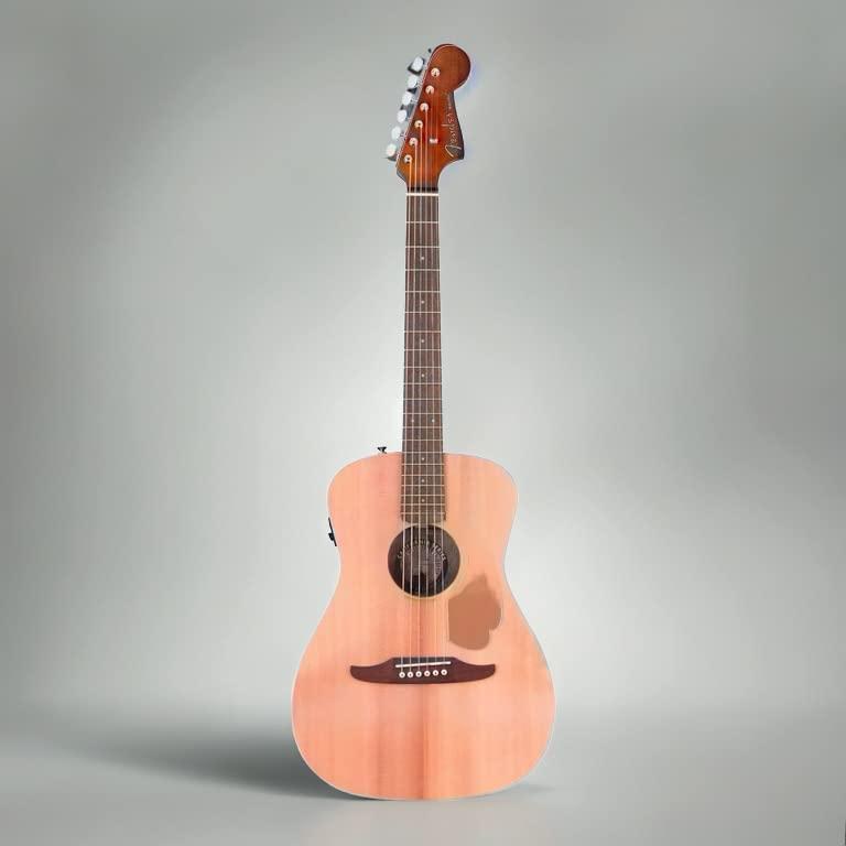 Fender Malibu Player Acoustic Guitar, with 2-Year Warranty, Natural, Walnut Fingerboard