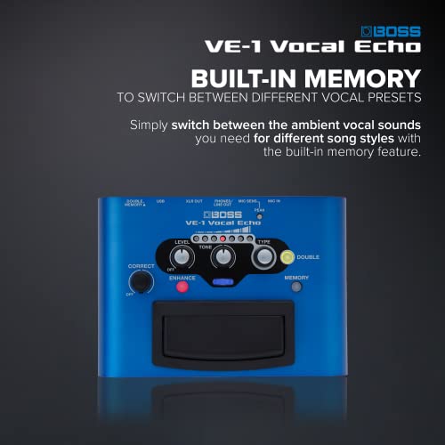 BOSS Vocal Echo Effects Processor Stompbox Guitar Pedal