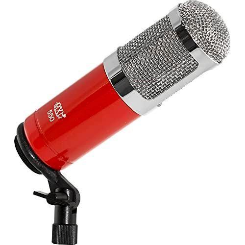 MXL 550/551R Microphone Ensemble with 550 Large Diaphragm and 551R Instrument Microphone - Red