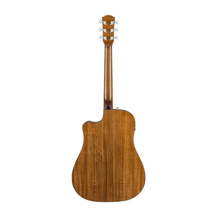 Fender CD-140SCE All-Mahogany Dreadnought Cutaway Acoustic Electric Guitar, with 2-Year Warranty, Fishman Pickup and Preamp System, Natural, with Case