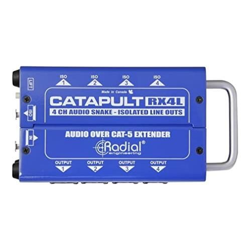 Radial Engineering Catapult RX4L Cat5 Audio Receiver (4x4 Line Out) NEW