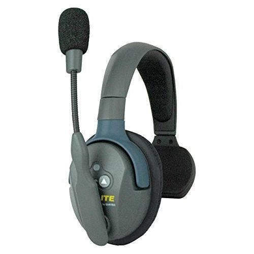 Eartec UL321 UltraLITE Full Duplex Wireless Headset Communication for 3 Users - 2 Single Ear and 1 Dual Ear Headsets