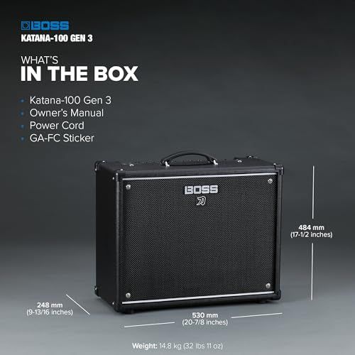 Boss Katana-100 Gen 3 100-watt 1 x 12-inch Combo Amplifier