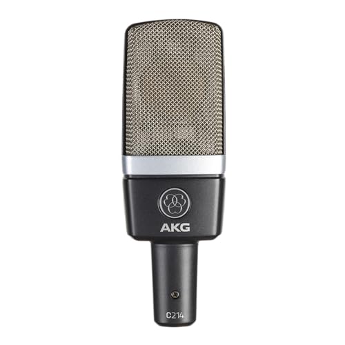 AKG Pro Audio C214 Professional Large-Diaphragm Condenser Microphone, Matched Pair