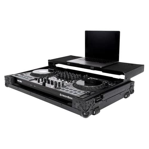 Headliner Los Angeles Headliner Pitch Black DDJ-FLX10 w/Laptop Platform & Wheels Flight Case (HL10013)