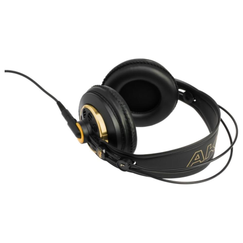 Liquid Audio . AKG K240 Studio Professional Semi-Open Stereo Headphones Bundle w/Pig Hog PHX14-25 Headphone Extension Cable, 1/4" Polishing Cloth