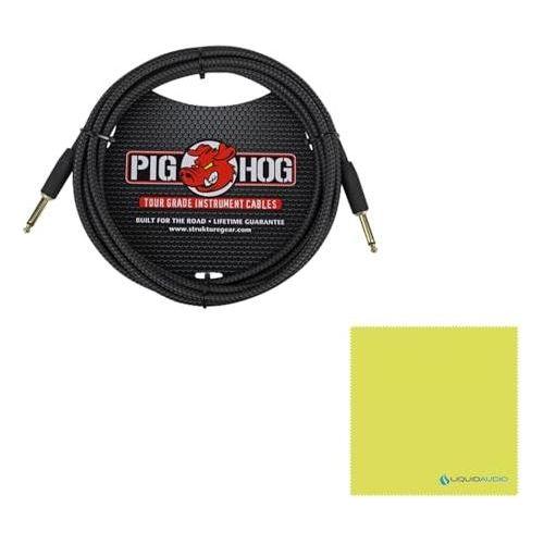 Radial Engineering Trim-Two Passive Stereo Direct Box with Level Control Bundle w/Pig Hog PCH10BK "Black Woven" Instrument Cable and Liquid Audio Polishing Cloth