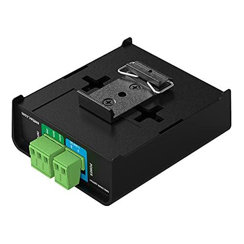 Enttec DIN RDS4 mk2 72004 4 Port DMX / RDM DIN Rail Isolated Splitter Black