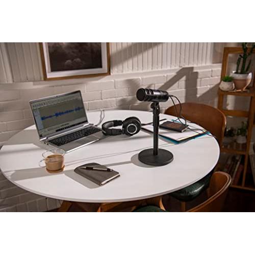 Audio-Technica AT2040USB Dynamic USB Microphone, Black