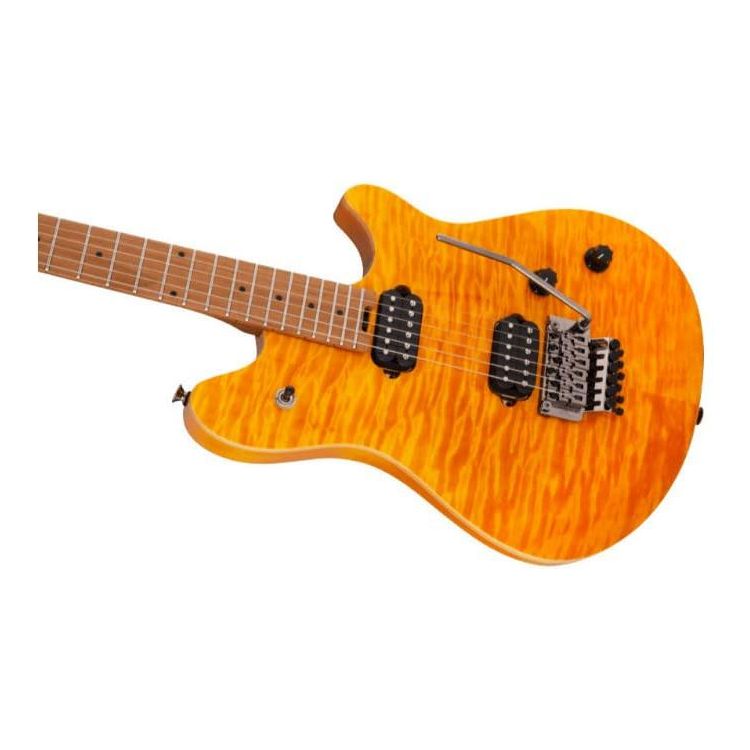 EVH Wolfgang Standard QM Electric Guitar - Trans Amber