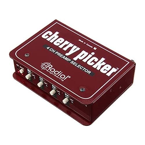 Radial Engineering Cherry Picker 4-channel Preamp Selector MIC-Line Switcher