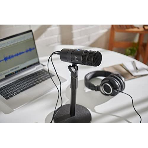 Audio-Technica AT2040USB Dynamic USB Microphone, Black